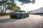 Chevrolet Camaro Matte Black on Vossen Wheels (S21-01) 2019 года